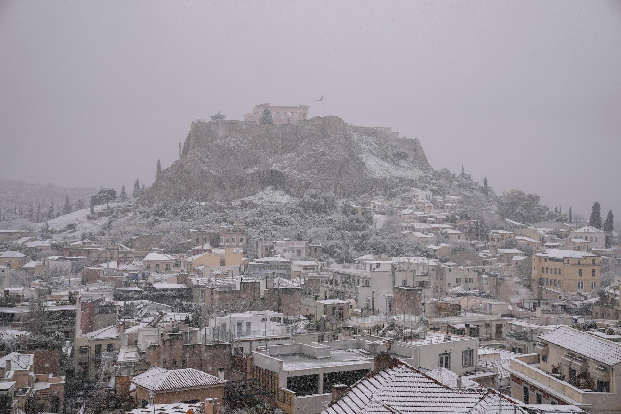 Schnee Griechenland 2 240122
