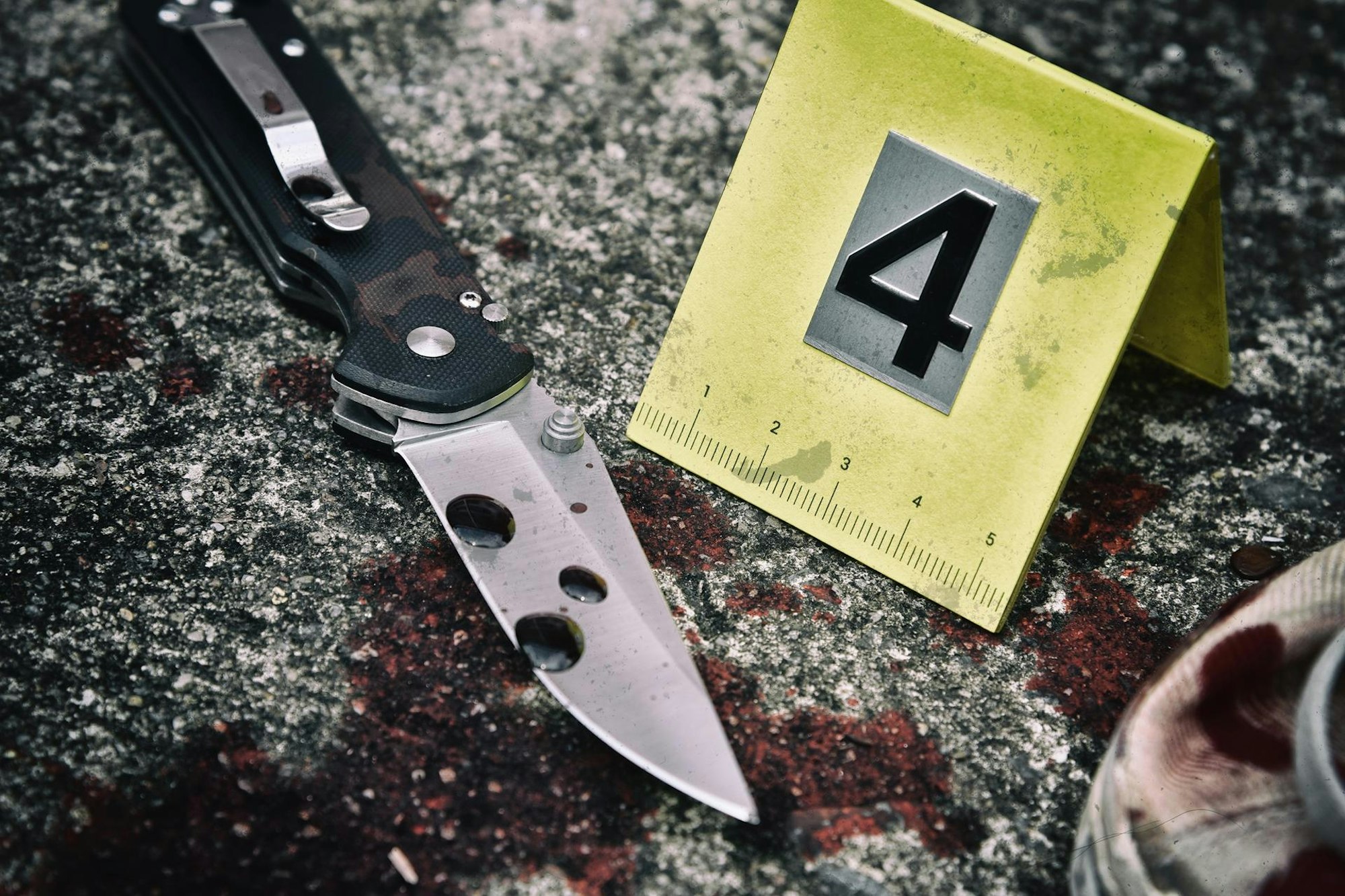 Waffe Blut Tatort