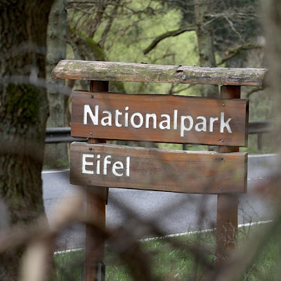 Nationalpark Eifel Schild