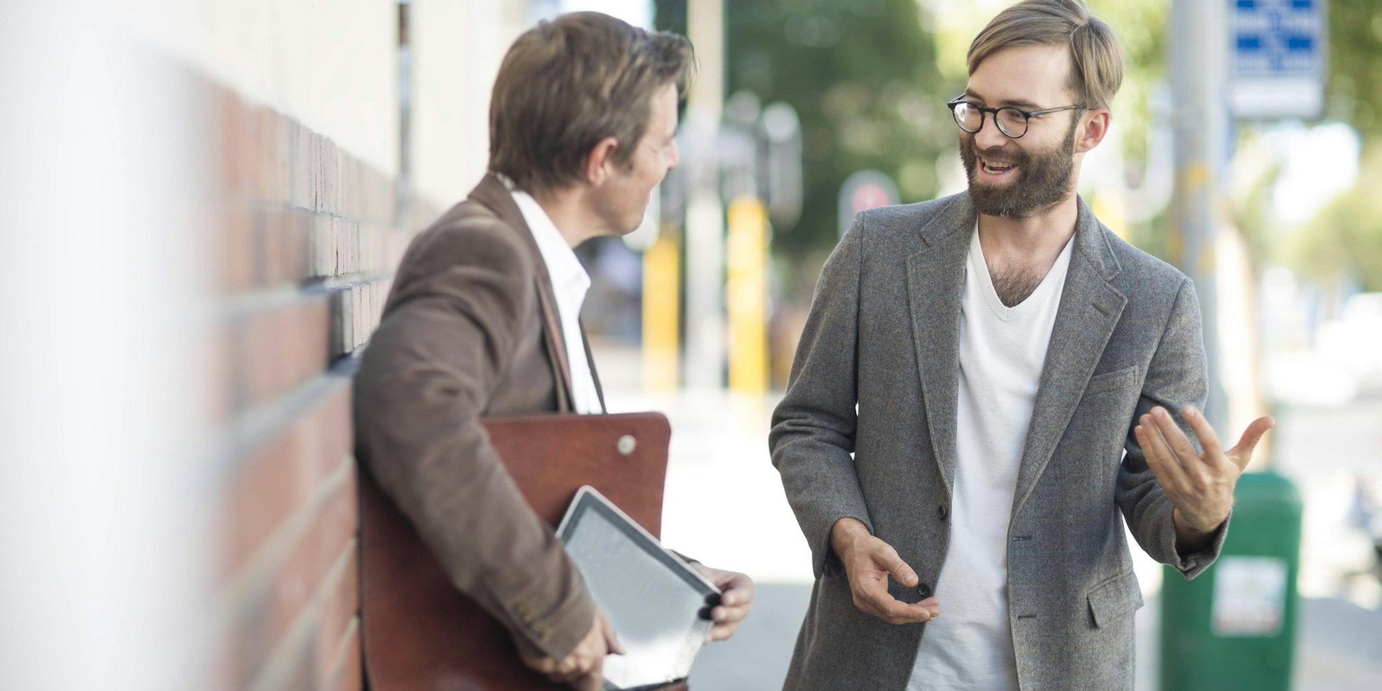 Kollegen im Gespräch