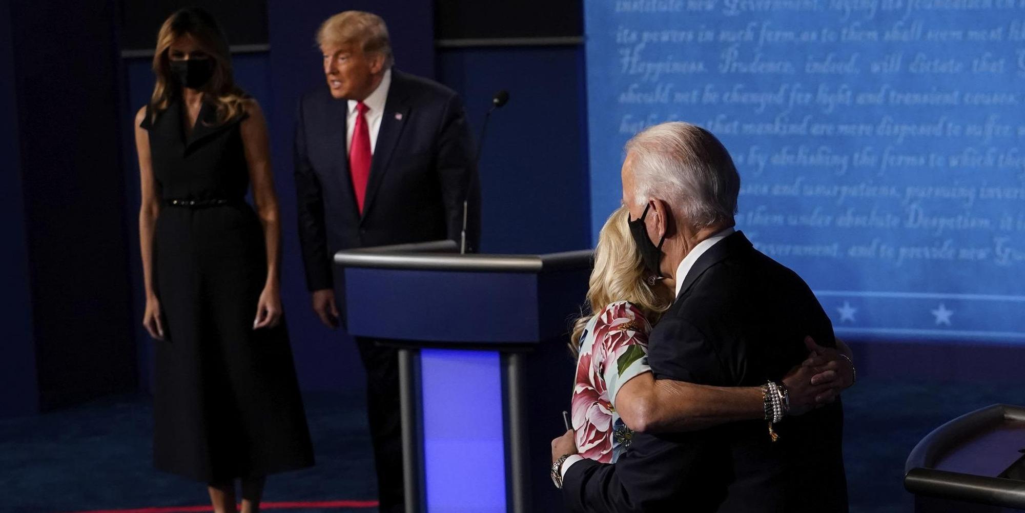 Melania Trump und Jill Biden (1)