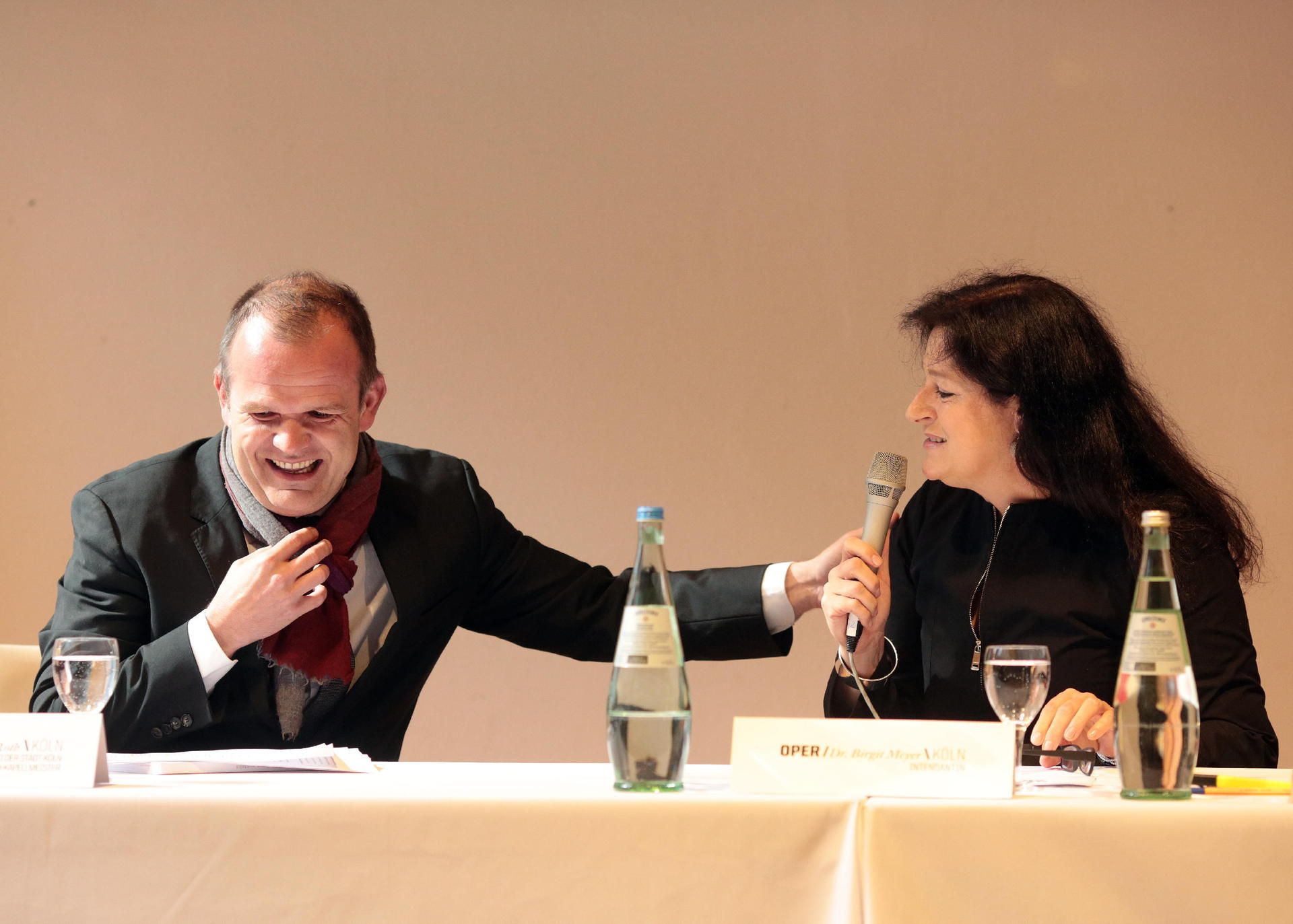 François-Xavier Roth und Birgit Meyer
