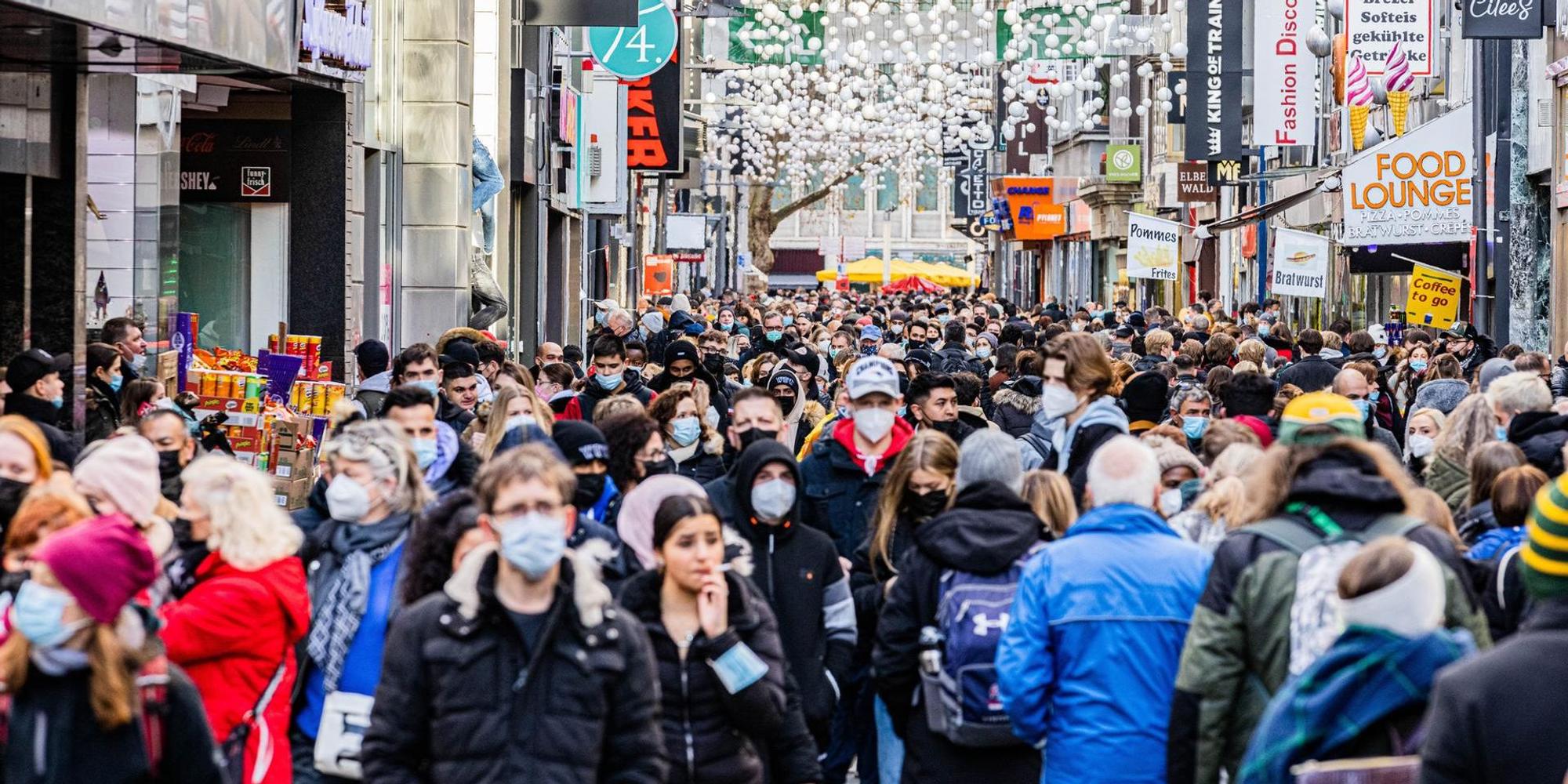 Maskenpflicht Hohe Straße