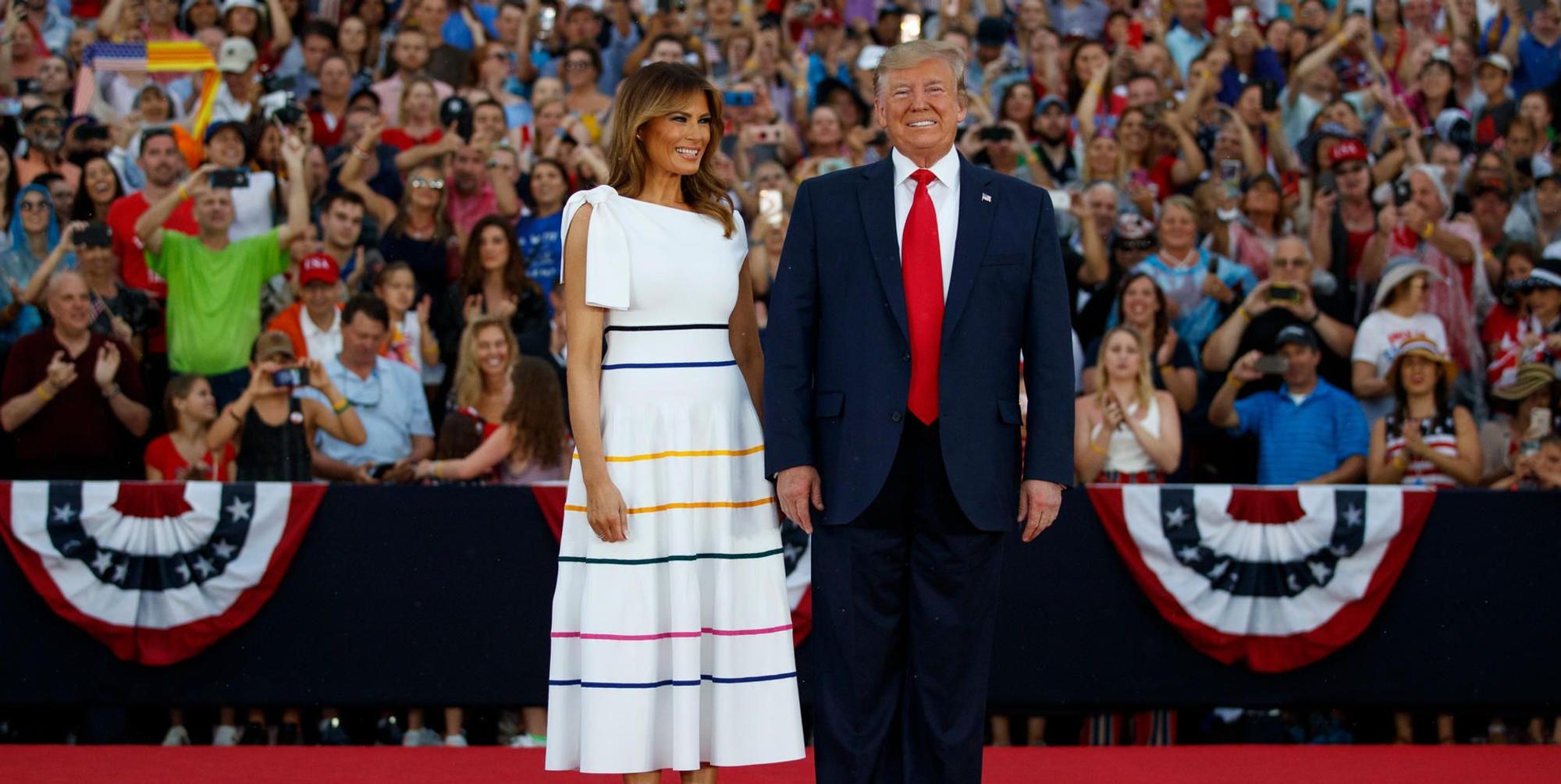 Washington Trump Militärparade Lincoln-Memorial