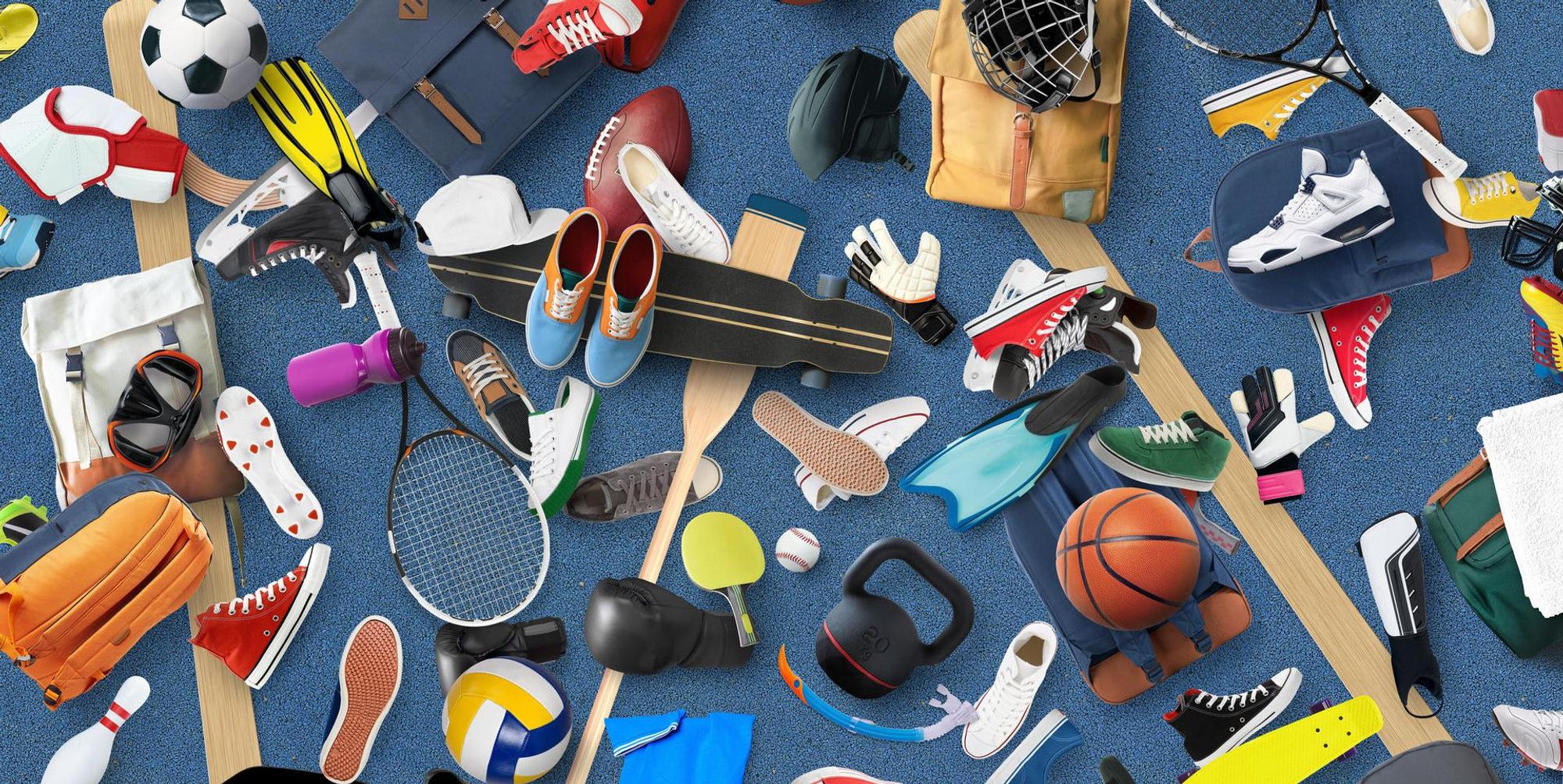 Sportsachen Symbolbild Hobby