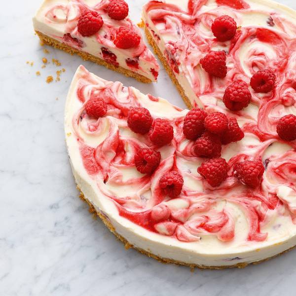 Geswirlter Cheesecake ohne Backen
