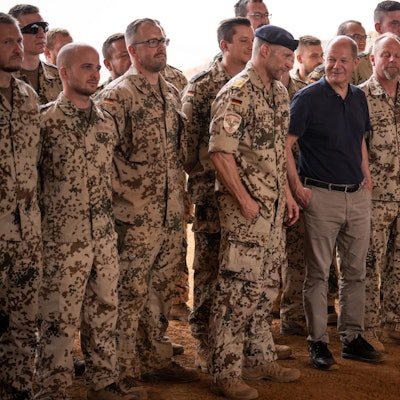 Scholz Bundeswehr am 32.5.