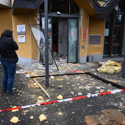 Geldautomat nach Sprengung II