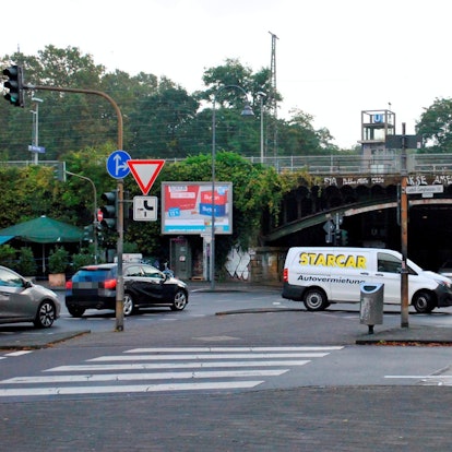 Abbiegen Camphausen gepixelt