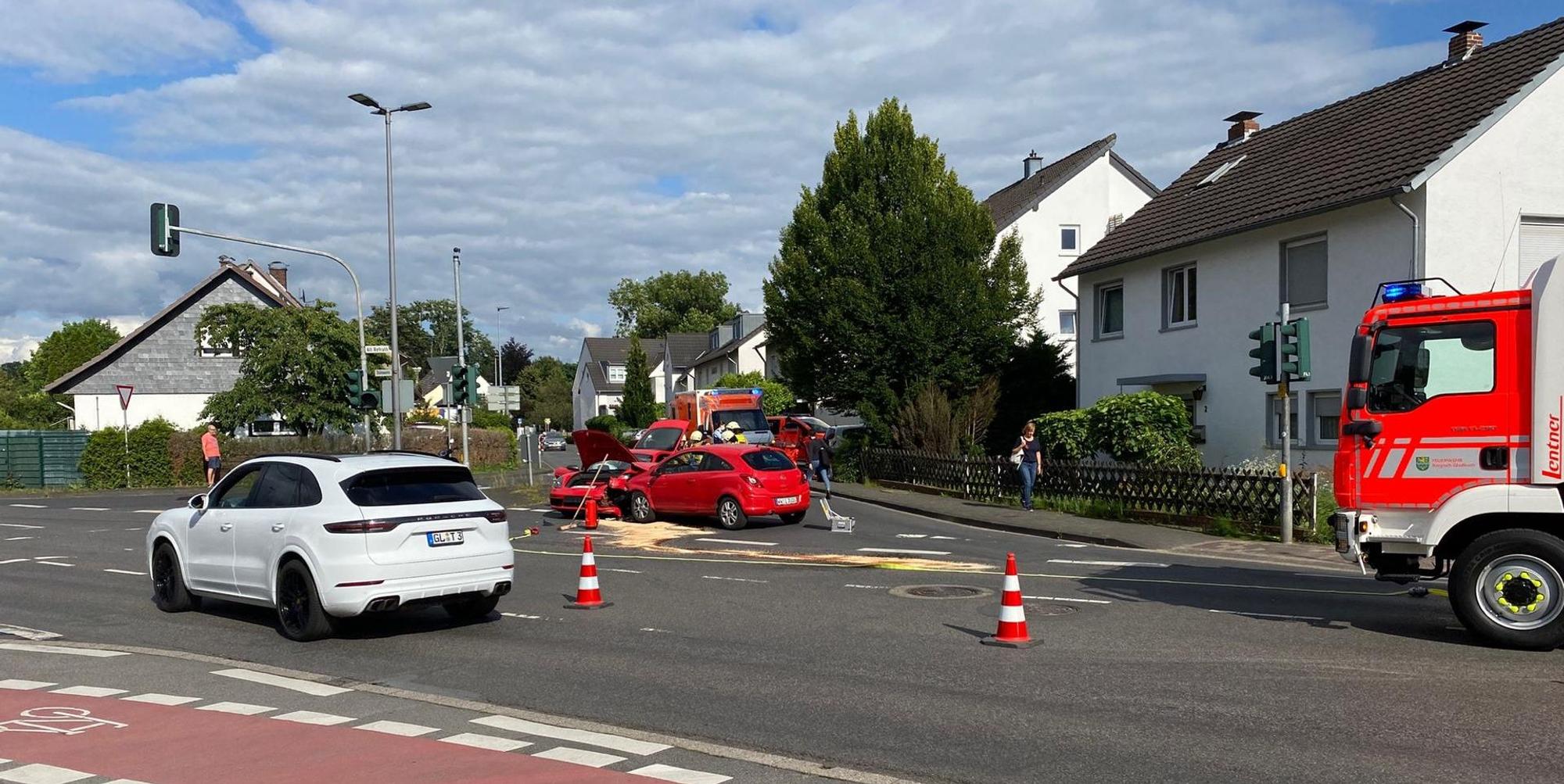 Unfall Bergisch Gladbach 280721