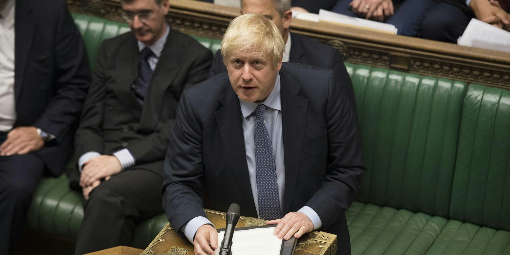 Boris Johnson im Unterhaus