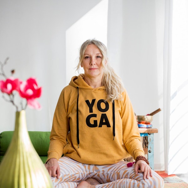 Yogalehrerin Barbara Plaza