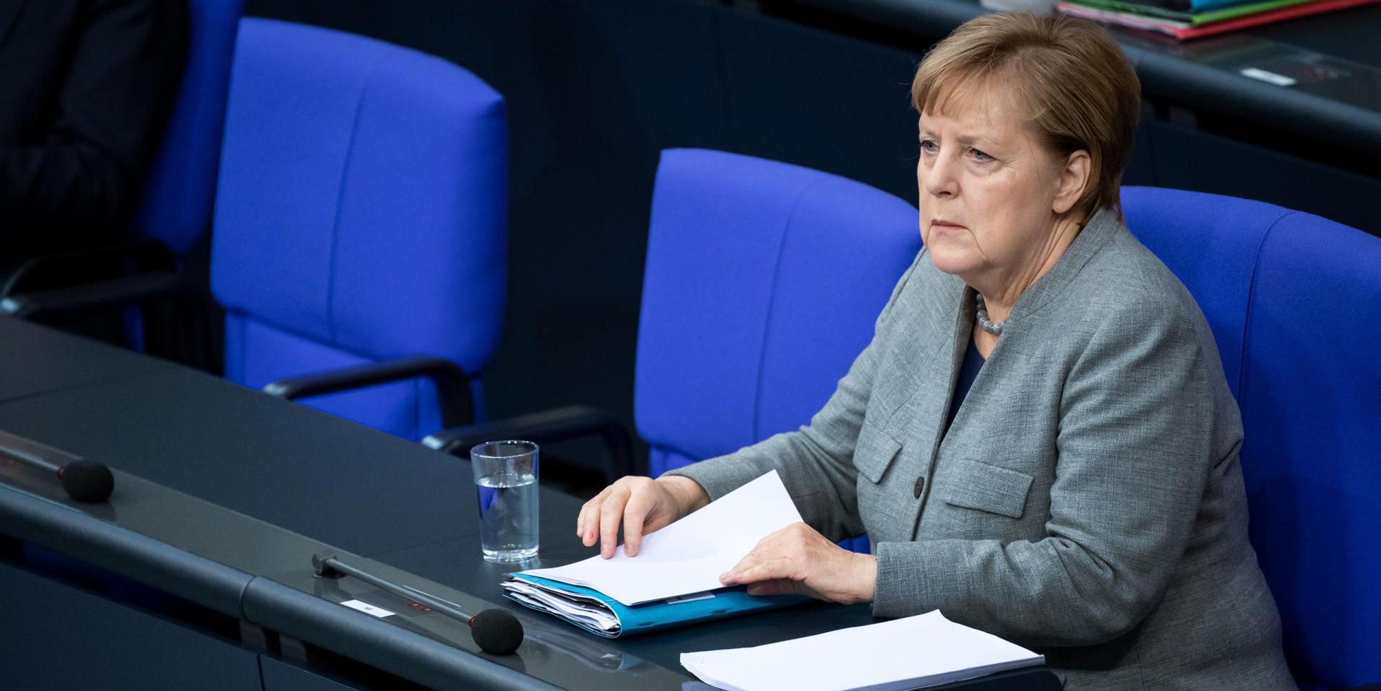 Merkel im bundestag