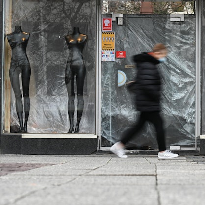 Leeres Geschäft Corona