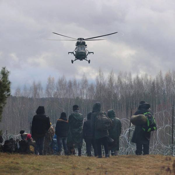 Helikopter Migranten