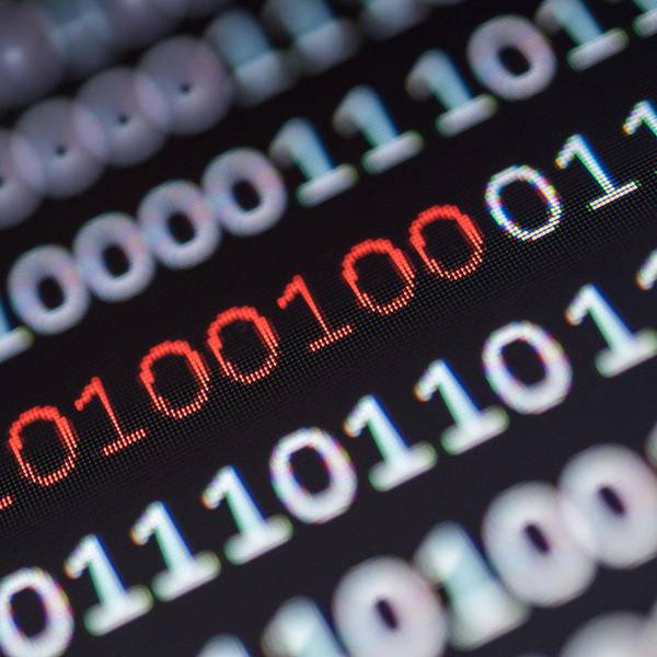 Cyberkriminalität Binärcode
