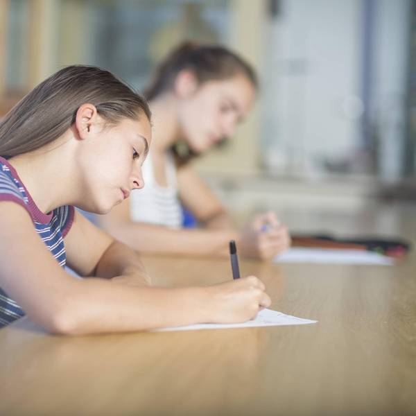 Schreibende Schüler
