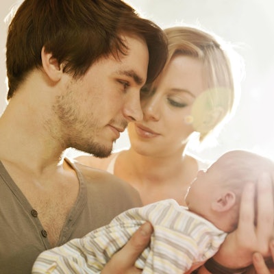 Ein Paar und sein Baby