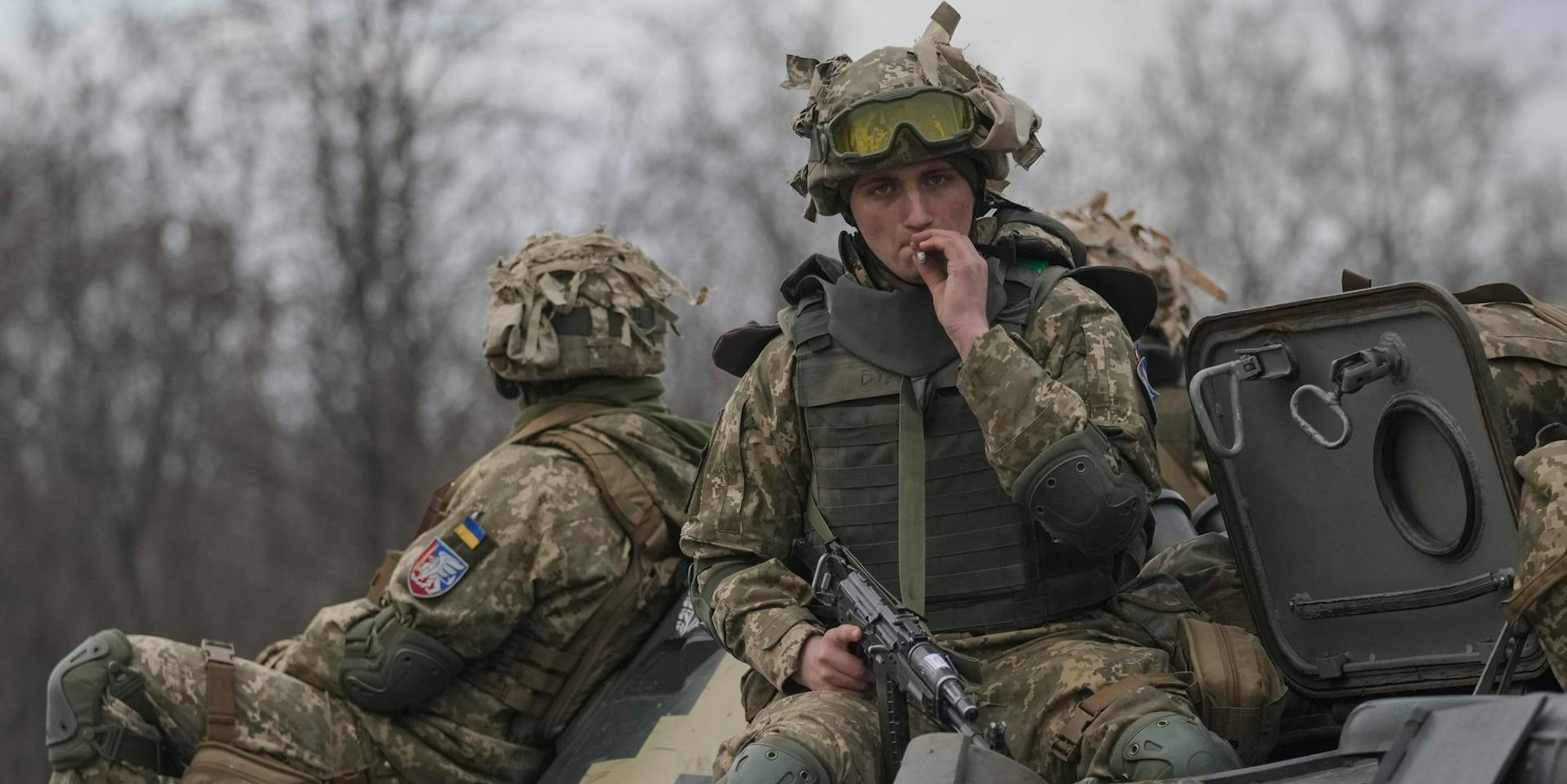 Ukrainische Soldaten