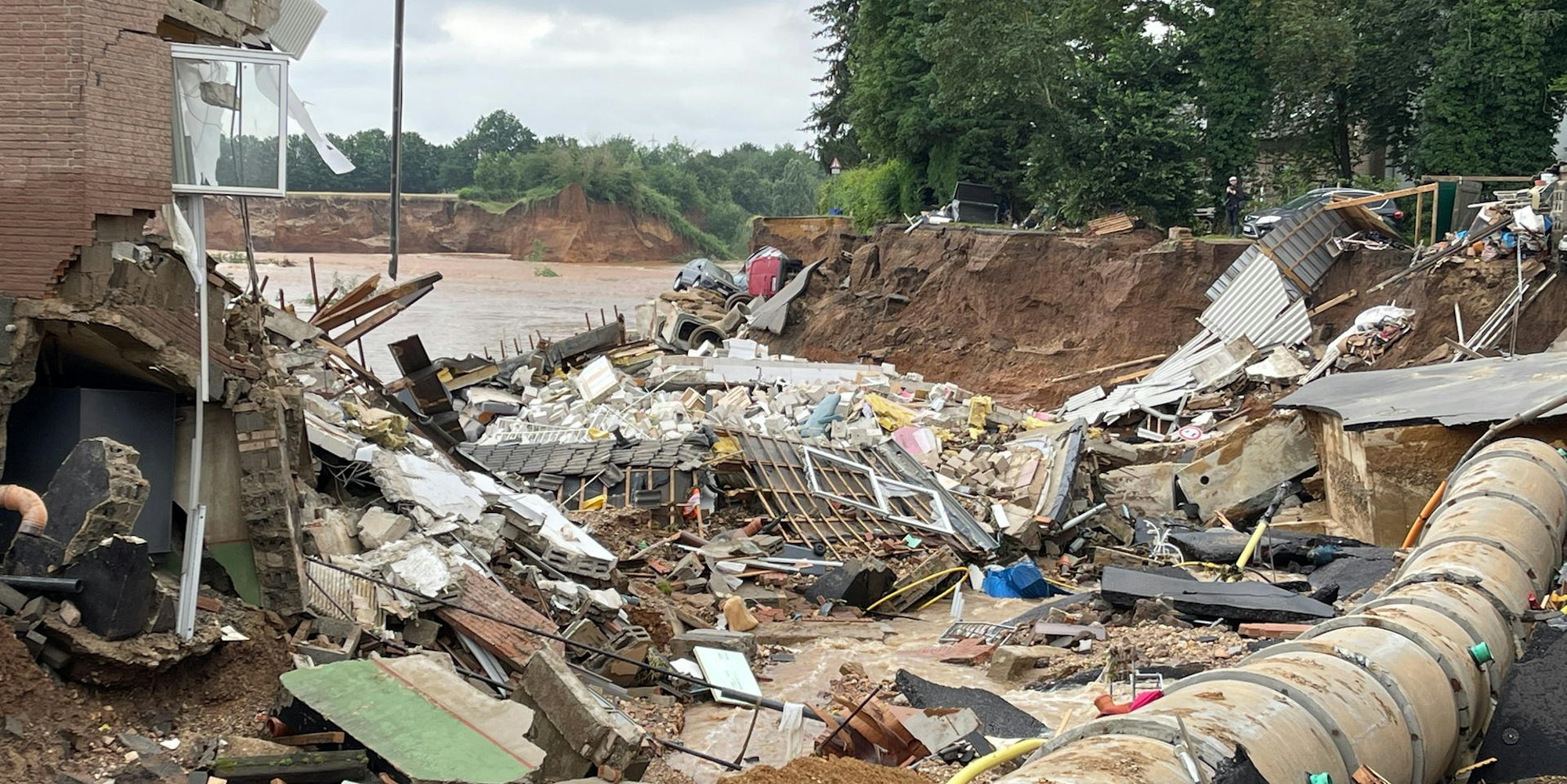 Zerstörung Blessem Flut