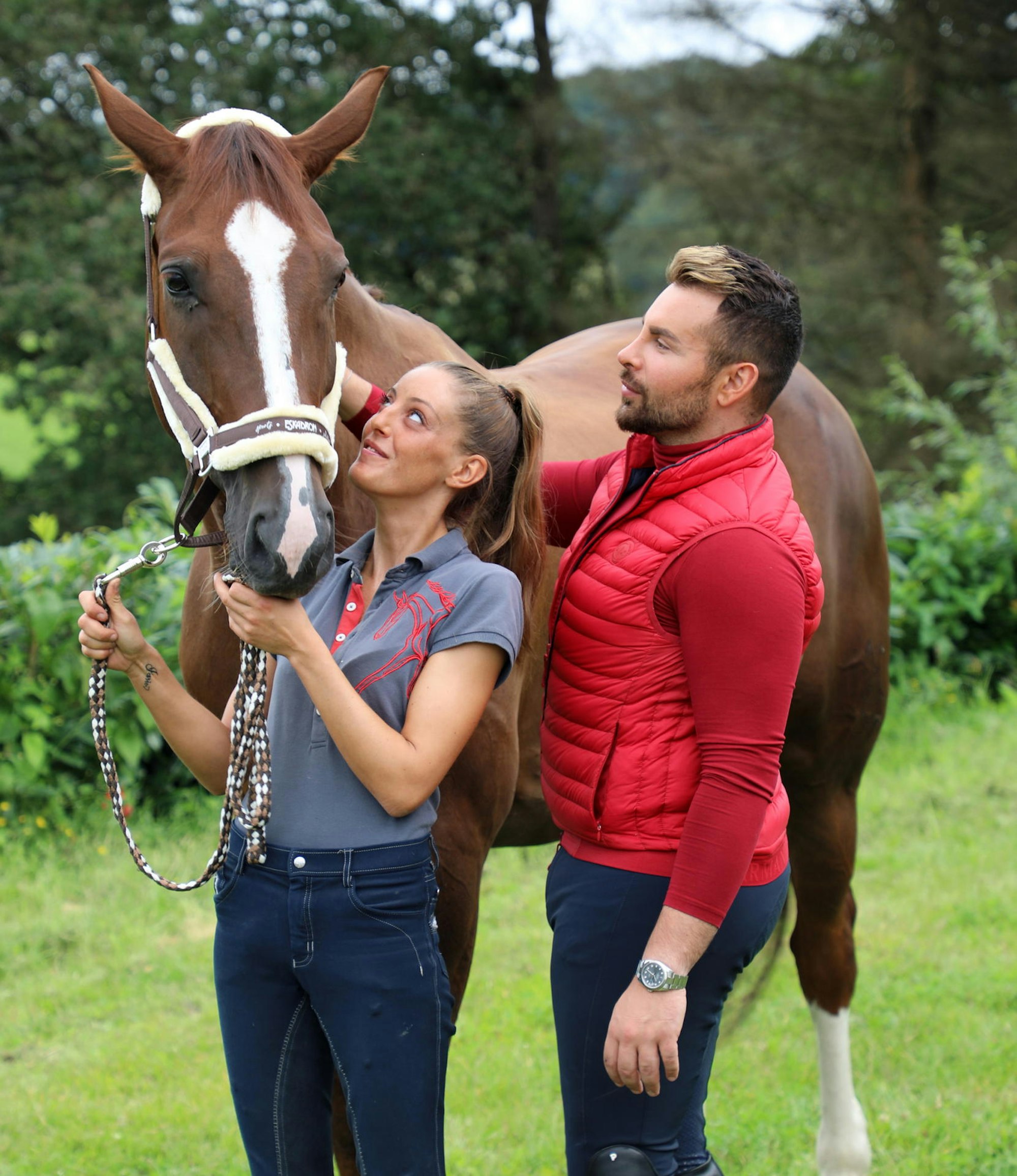 Chiara Infusino und Trainer 130821