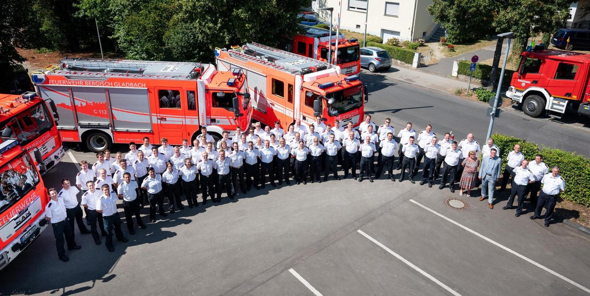 Ehrung Feuerwehr Bergisch Gladba
