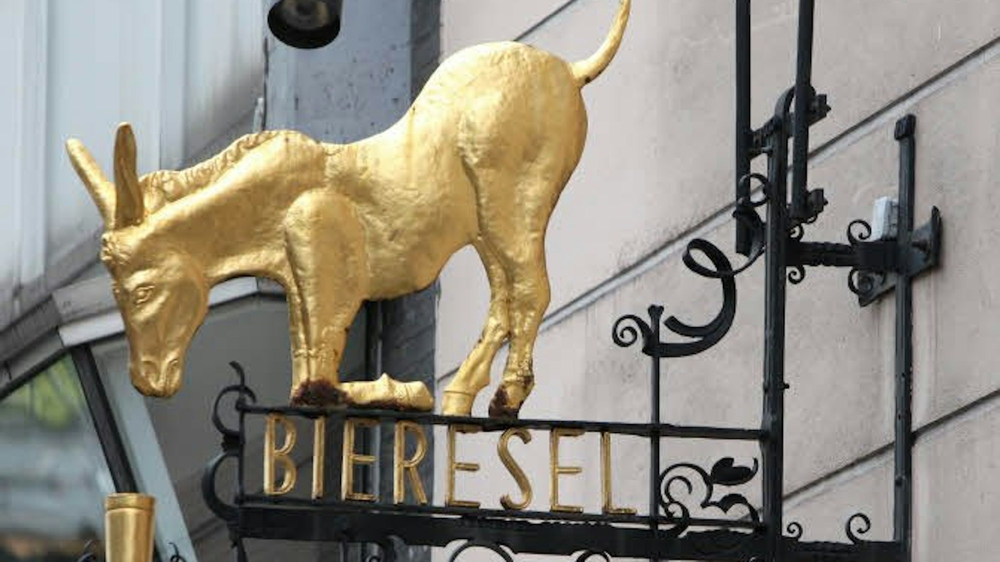 Bieresel in Köln Restaurant-Schild