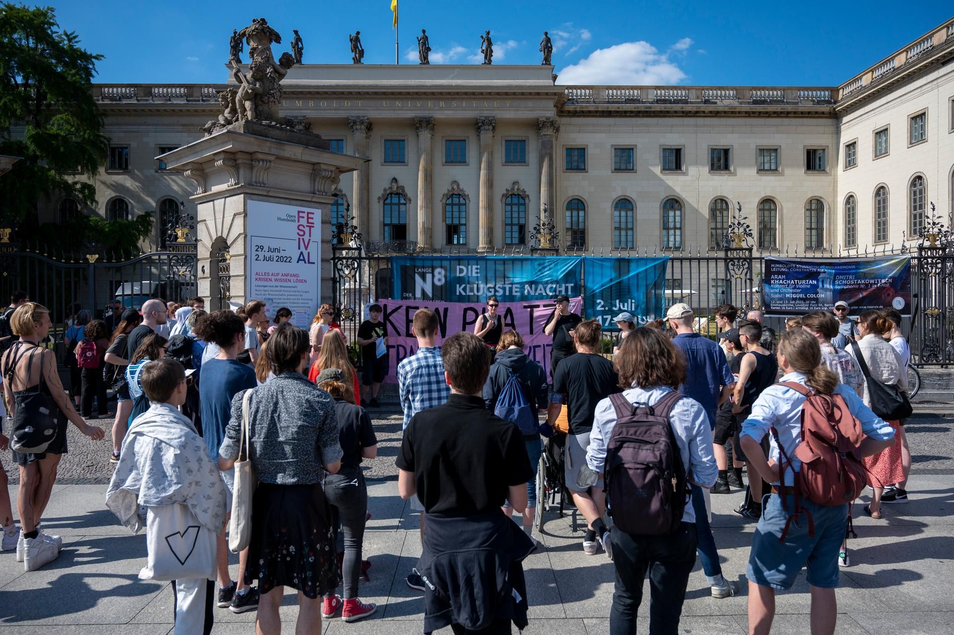 Proteste an HU Vollbrecht