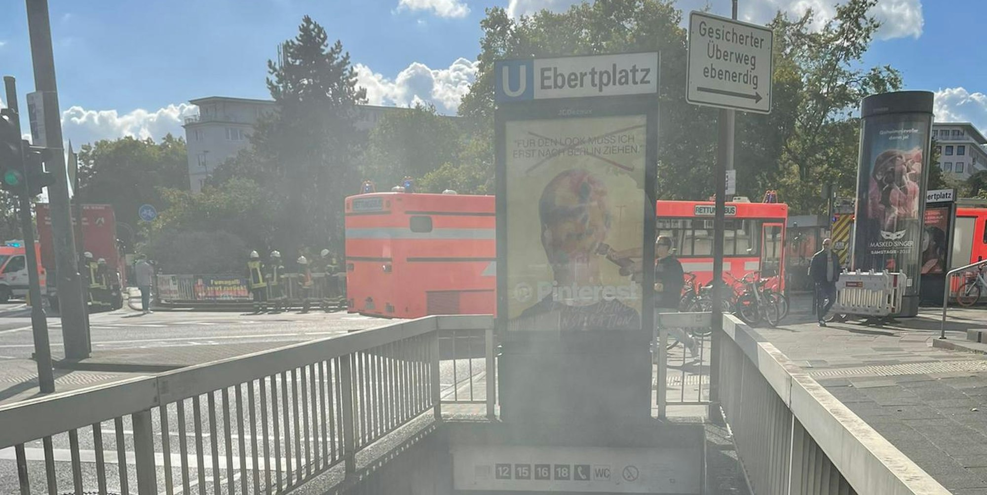 Feuer Ebertplatz Eingang