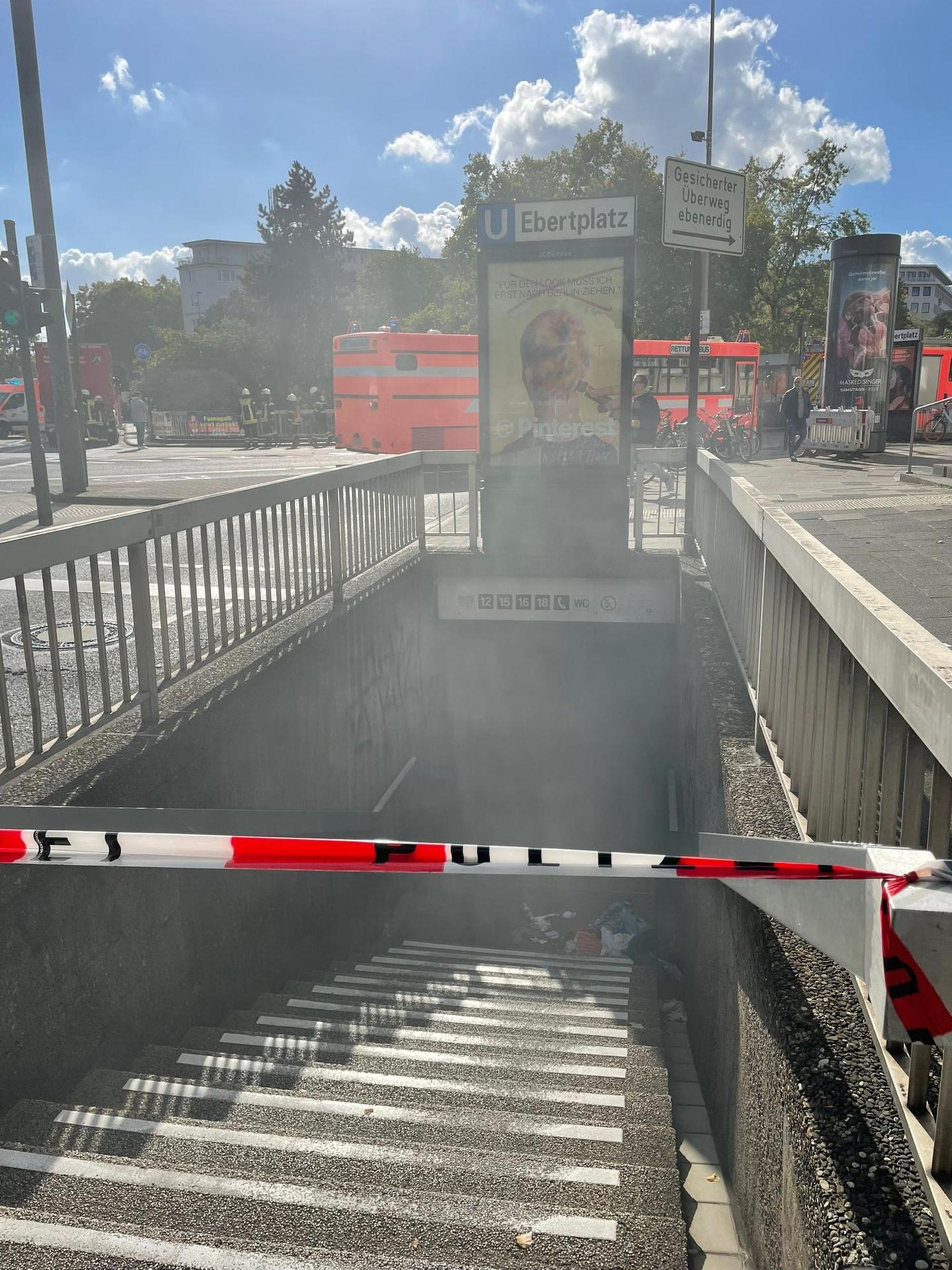 Feuer Ebertplatz Eingang