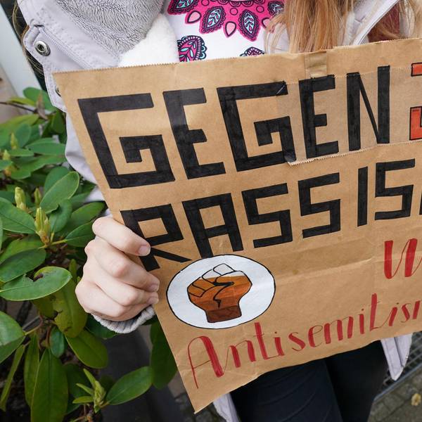 Rassismus Studie Plakat