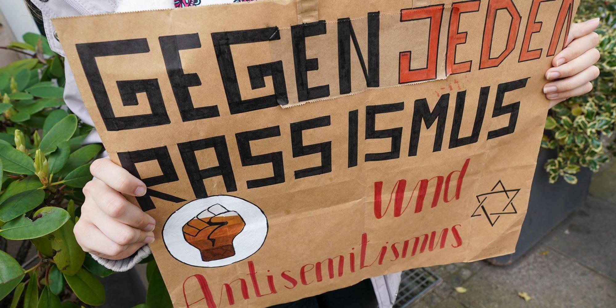 Rassismus Studie Plakat