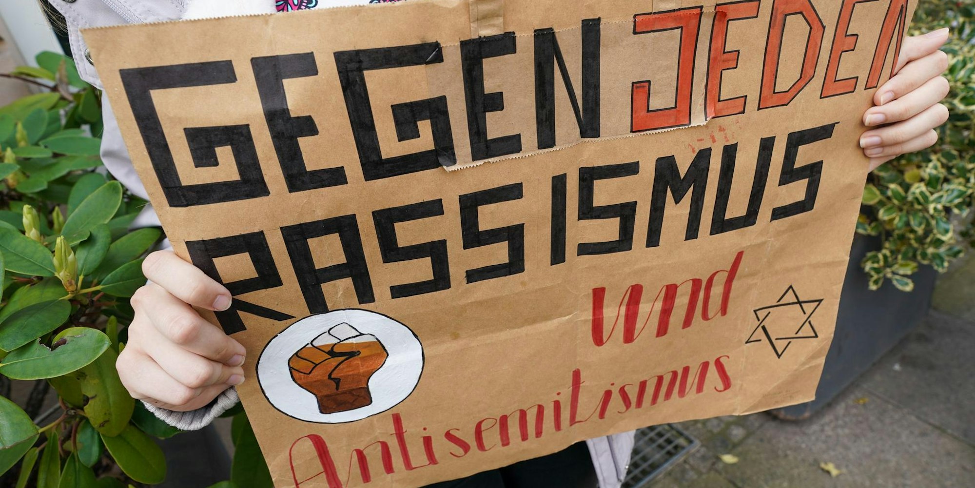 Rassismus Studie Plakat