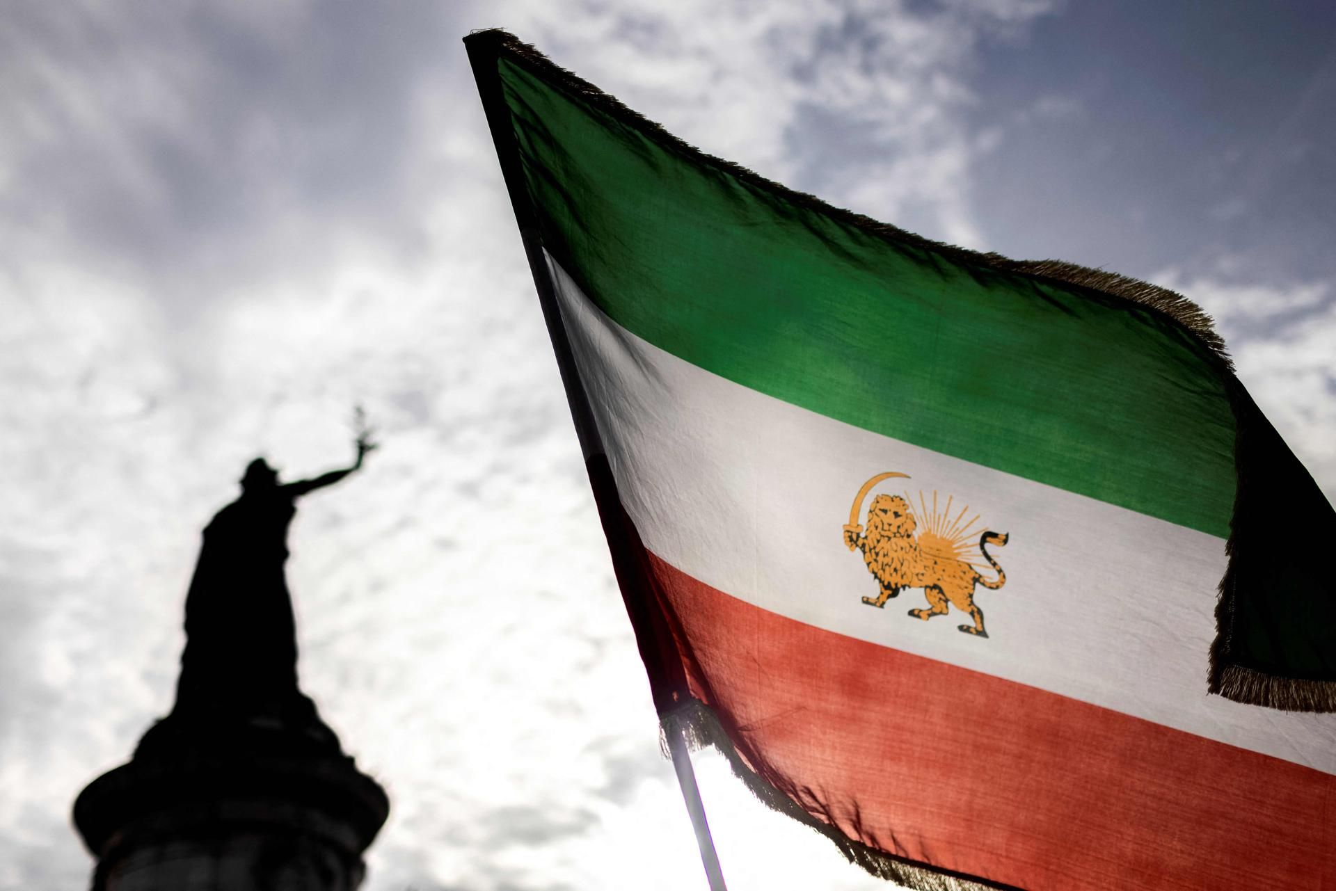 Iranische Flagge Symbol
