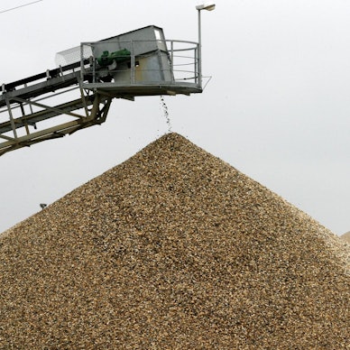 Kiesabbau Symbolbild