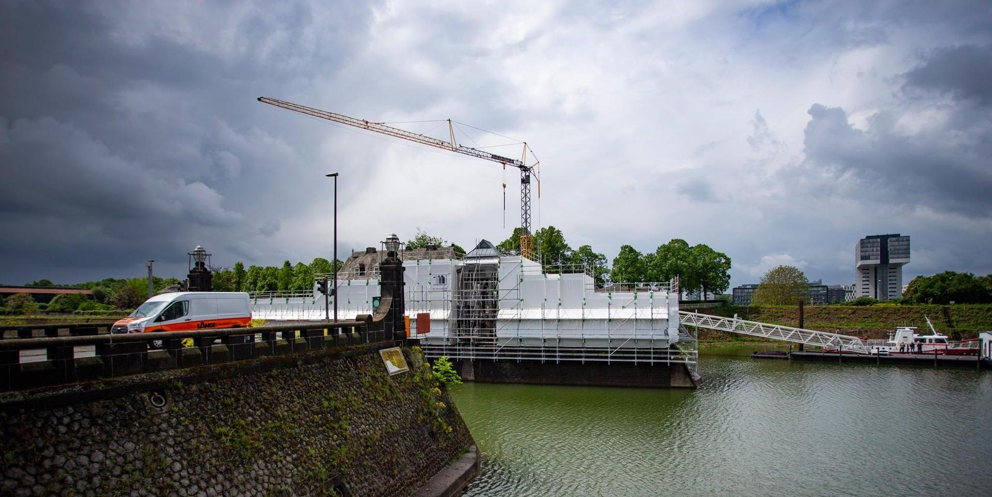 Drehbrücke Sanierung Oben