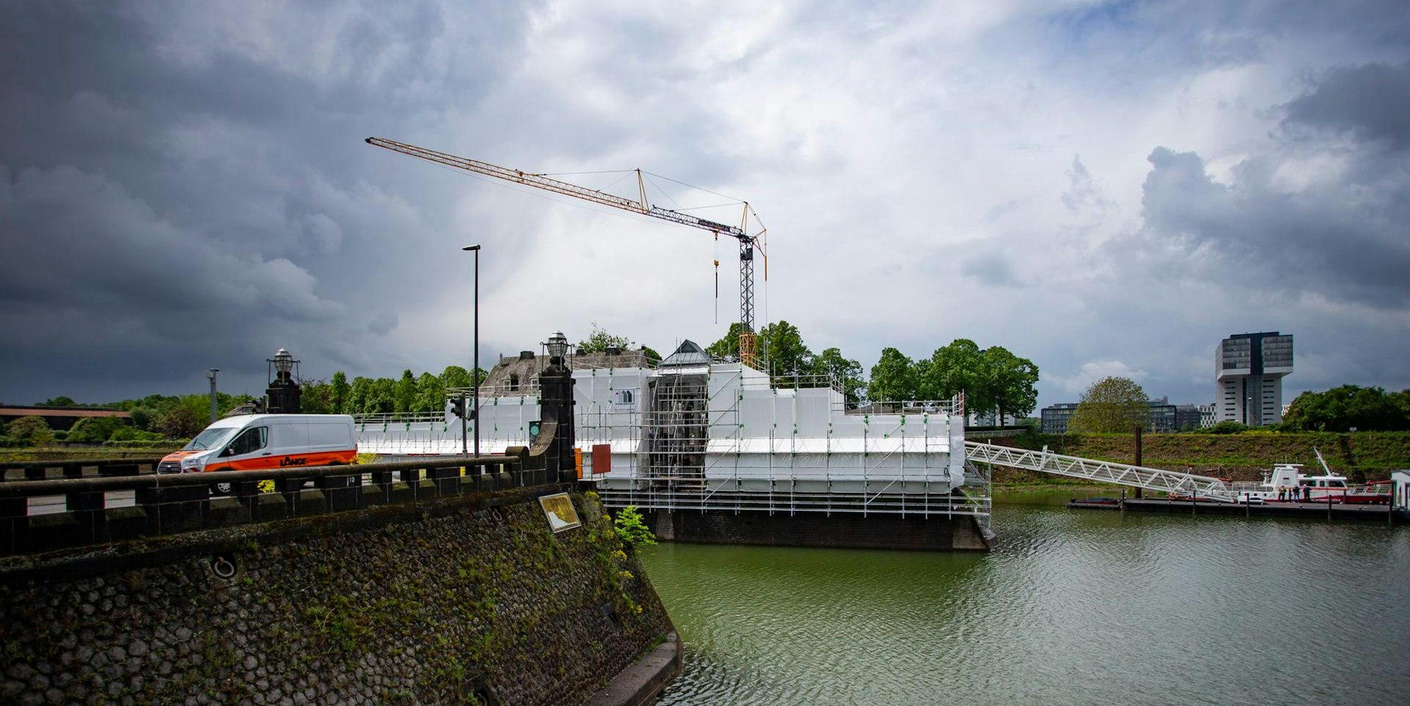 Drehbrücke Sanierung Oben