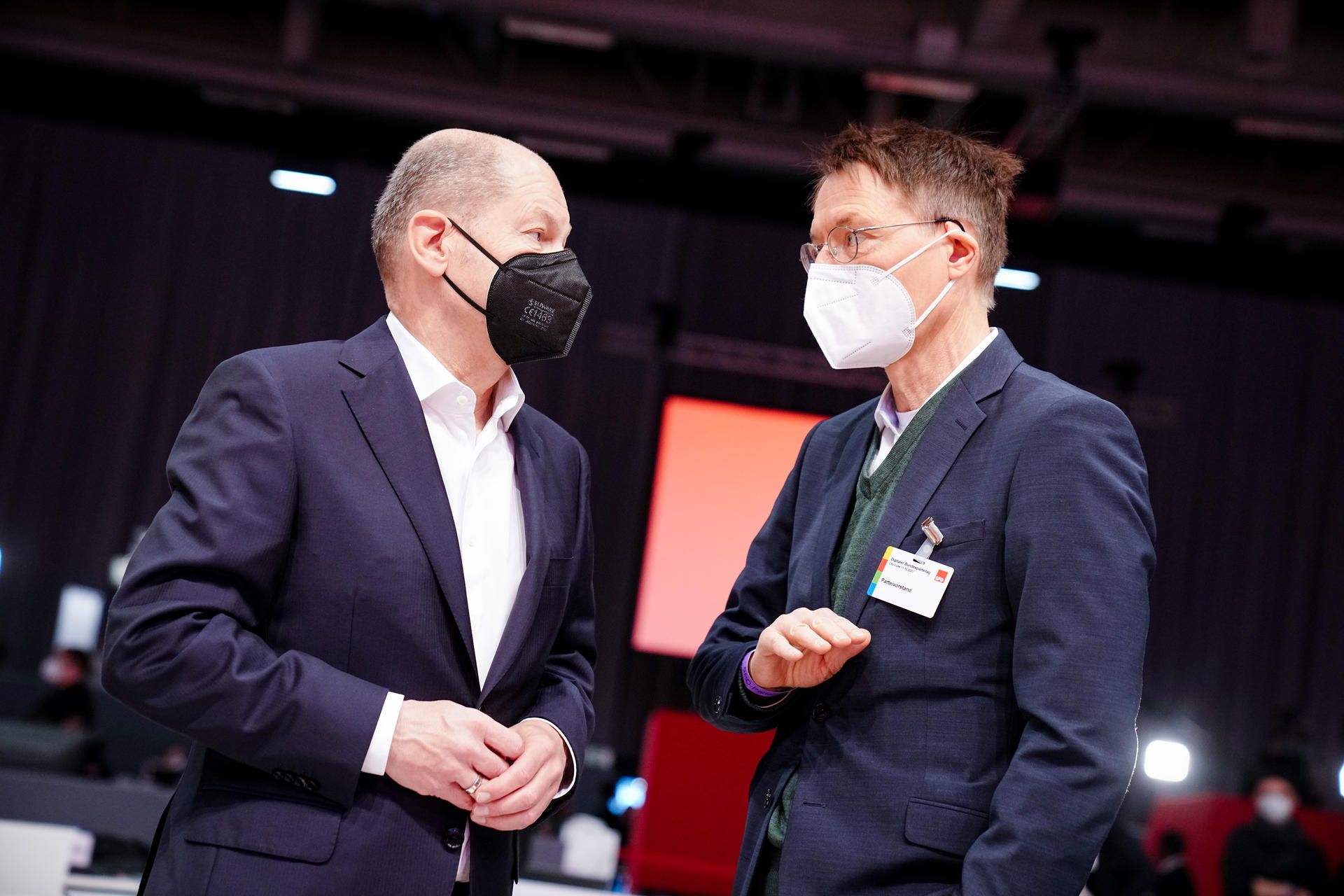 Lauterbach und Scholz Diskussion