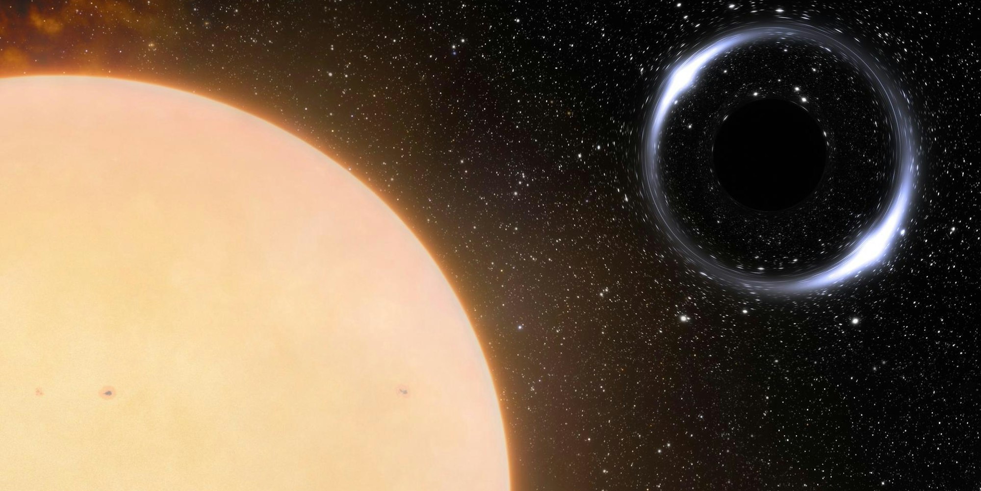 Schwarzes Loch ap 041122