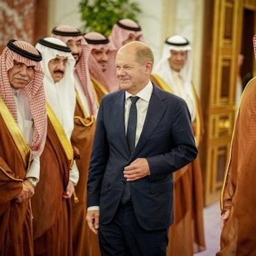 KR Kanzler Olaf Scholz Kronprinz Mohammed bin Salman