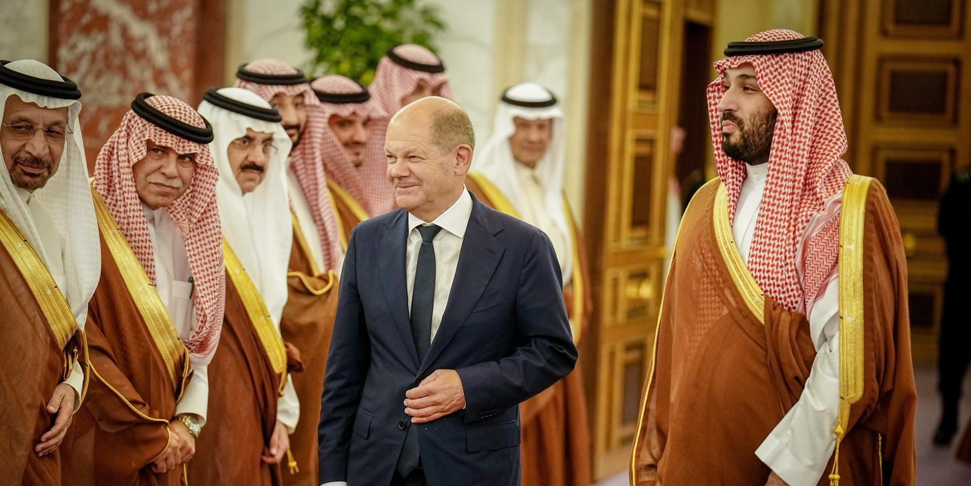 KR Kanzler Olaf Scholz Kronprinz Mohammed bin Salman