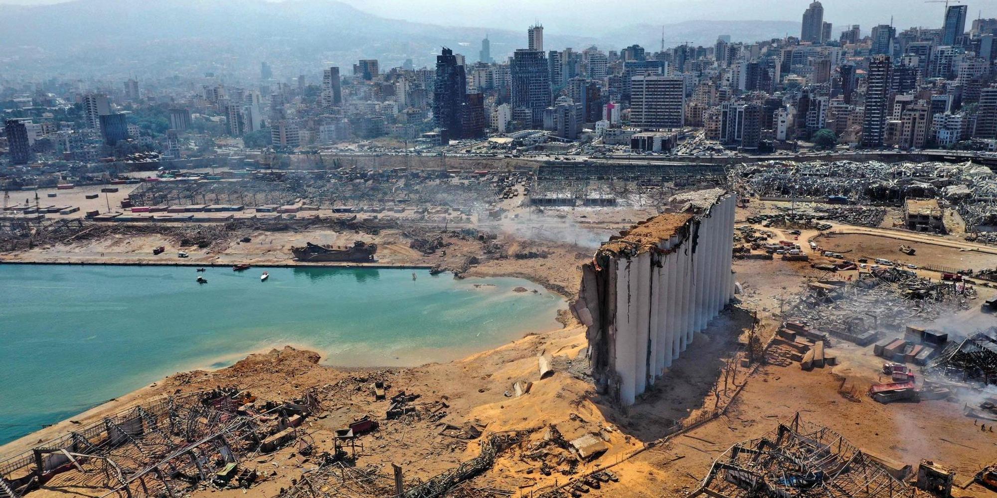 Beirut Luftaufnahme afp