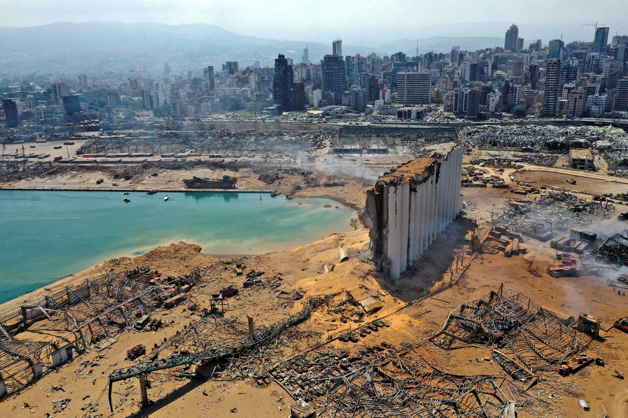 Beirut Luftaufnahme afp