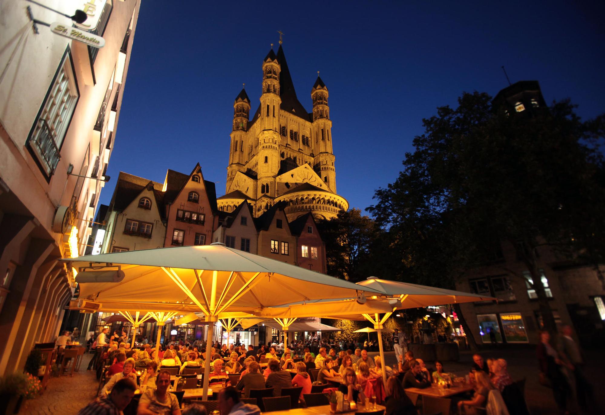Kölner Altstadt dpa