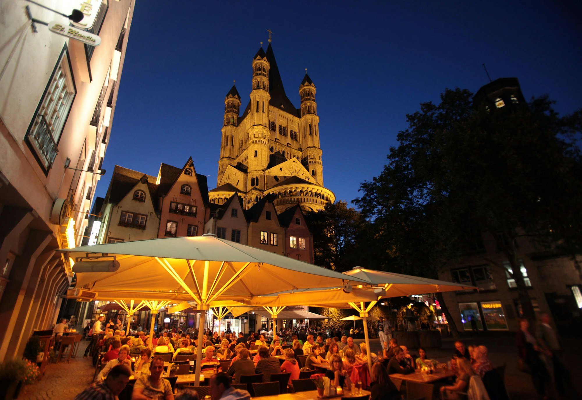 Kölner Altstadt dpa
