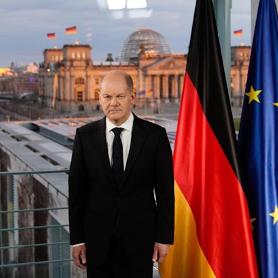 Bundeskanzler Olaf Scholz (SPD)