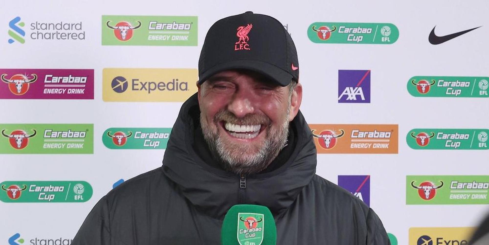 Klopp am Mikrofon