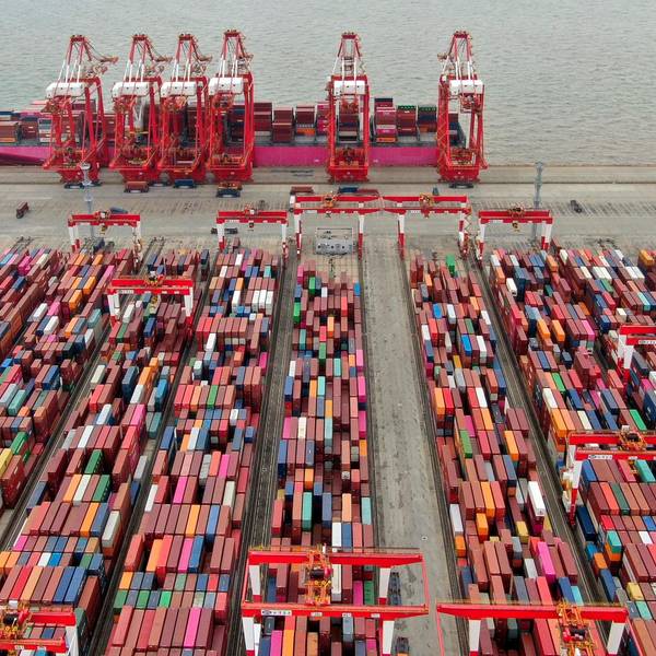 Hafen in Shanghai