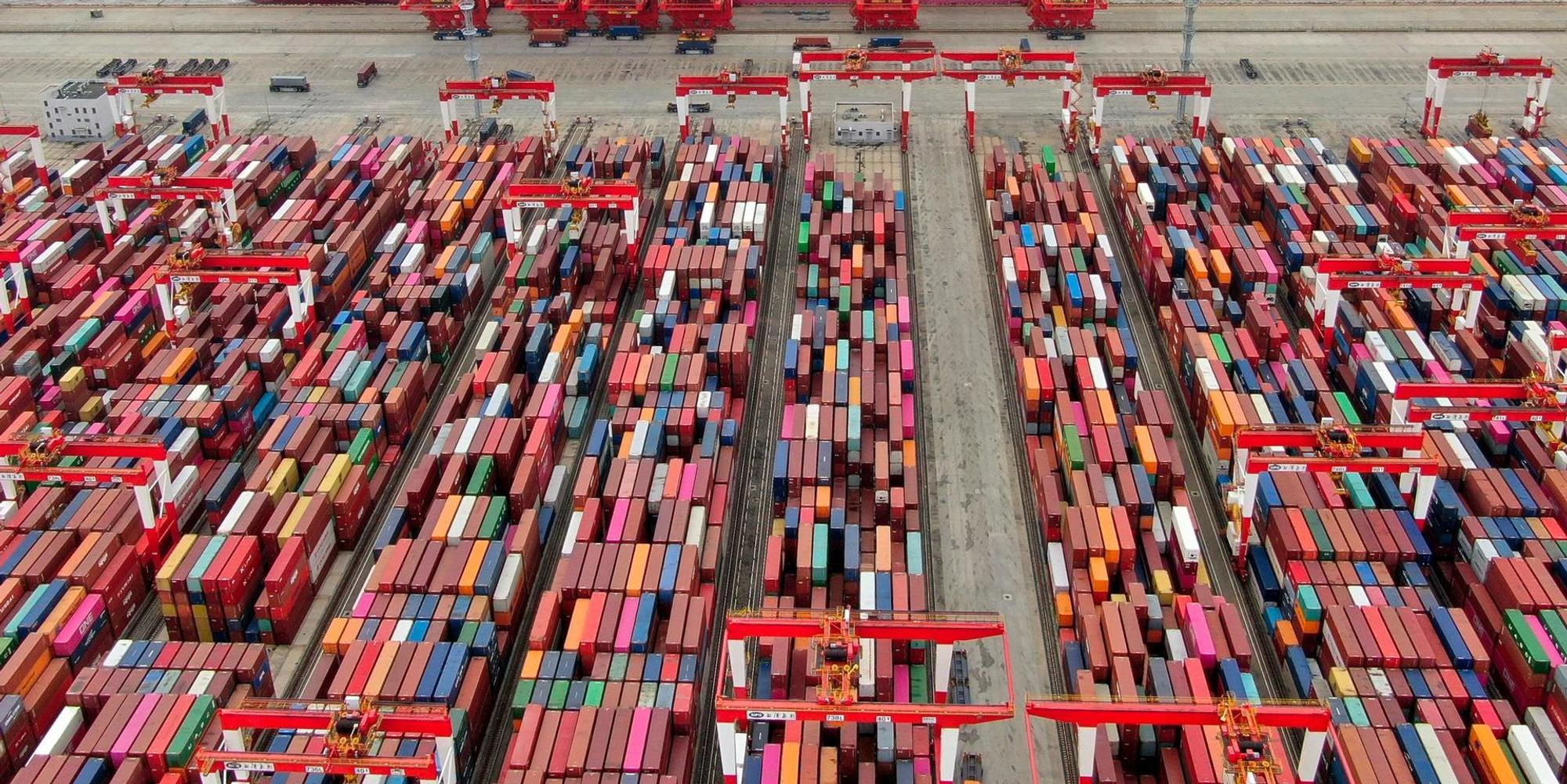 Hafen in Shanghai