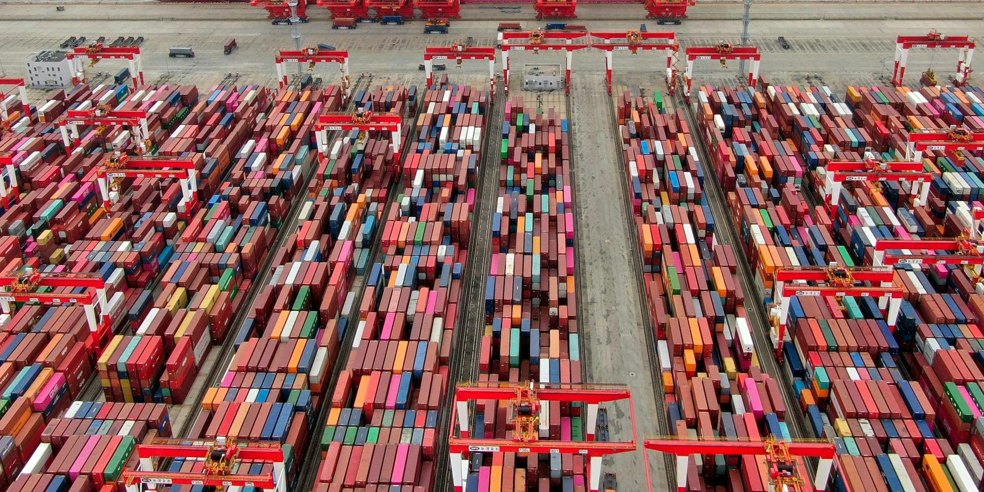 Hafen in Shanghai